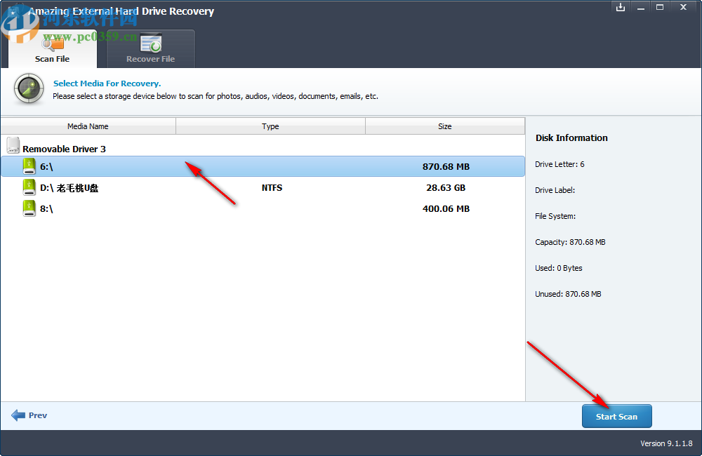 Amazing External Hard Drive Recovery(数据恢复软件)