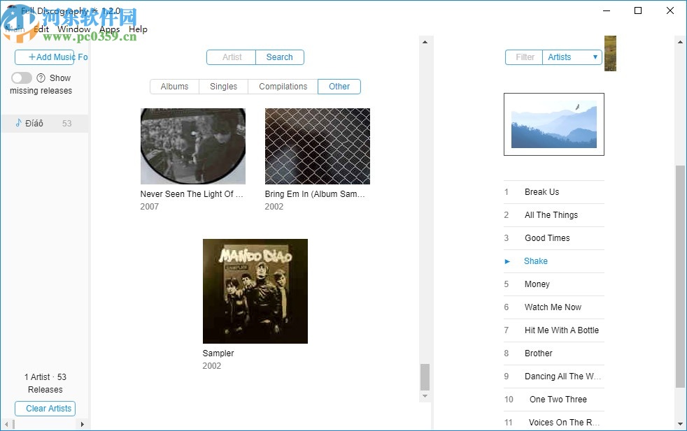 Full Discography(唱片搜索工具)