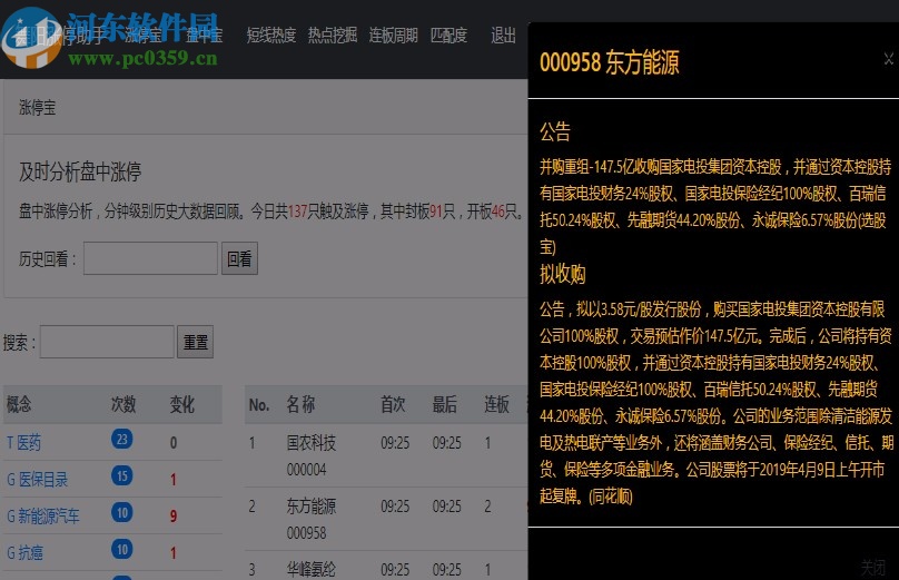 冷水河实时涨停助手软件