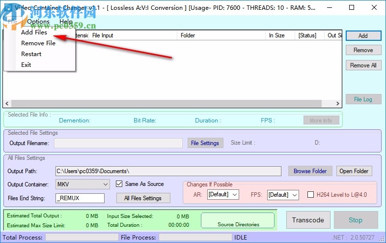 Video Container Changer(视频格式转换器)