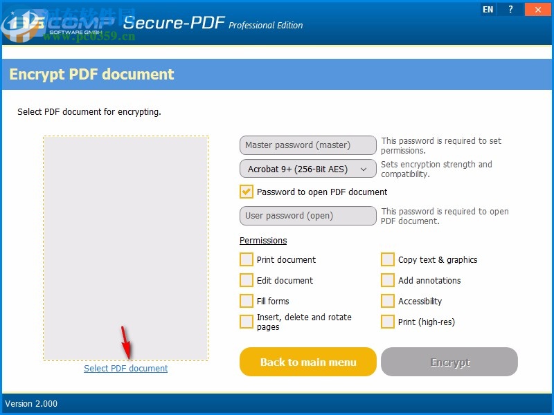 Secure-PDF Professional Edition