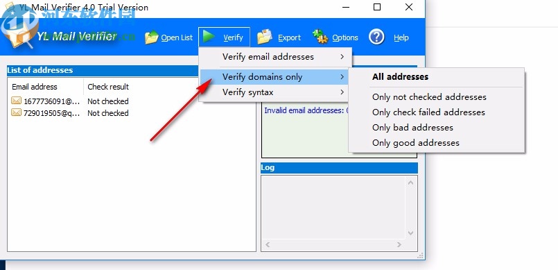 YL Mail Verifier(邮箱地址有效性验证器)