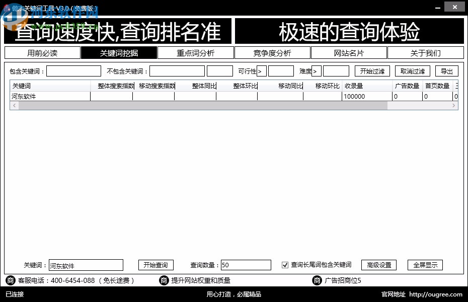 傲杰关键词工具