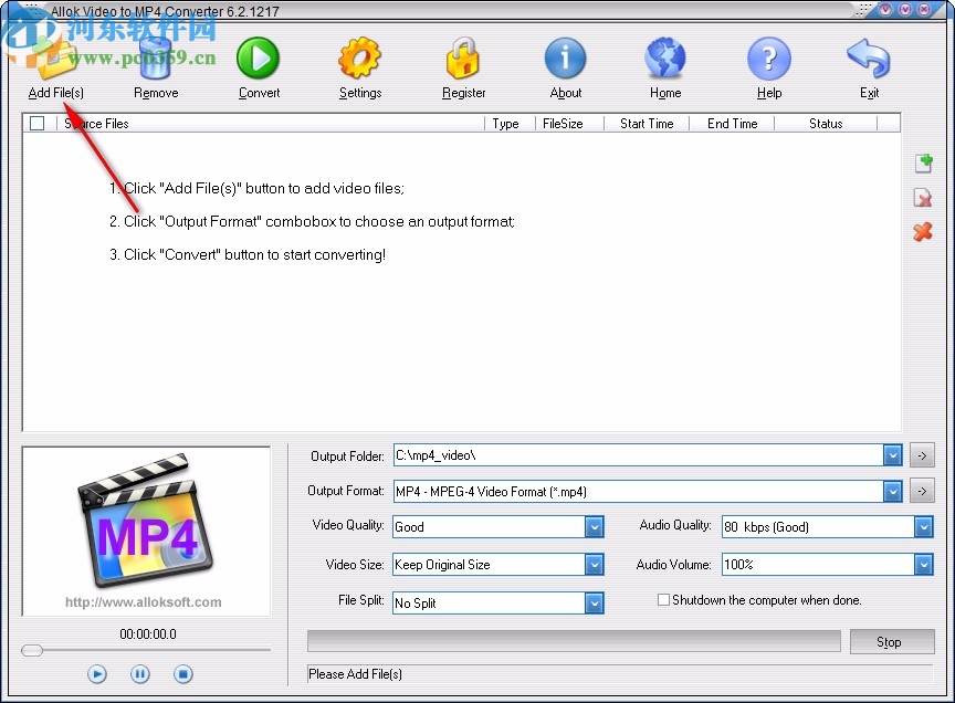 Allok Video to MP4 Converter(视频转换器)