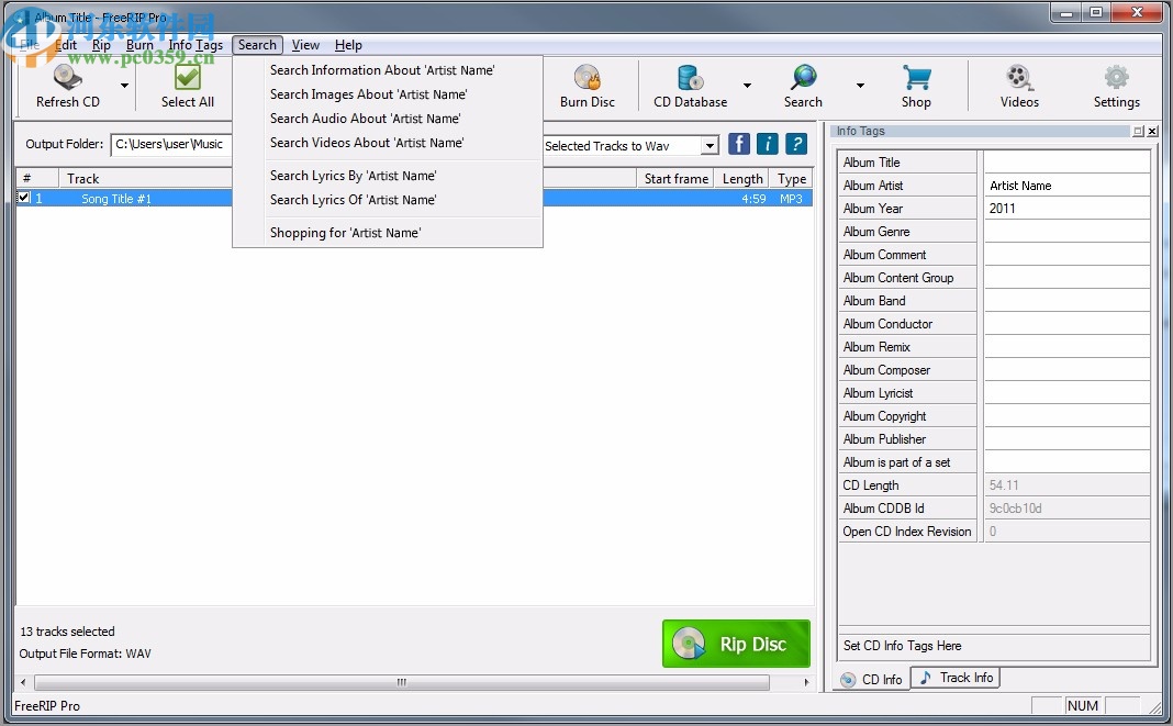 FreeRIP MP3 Converter Pro