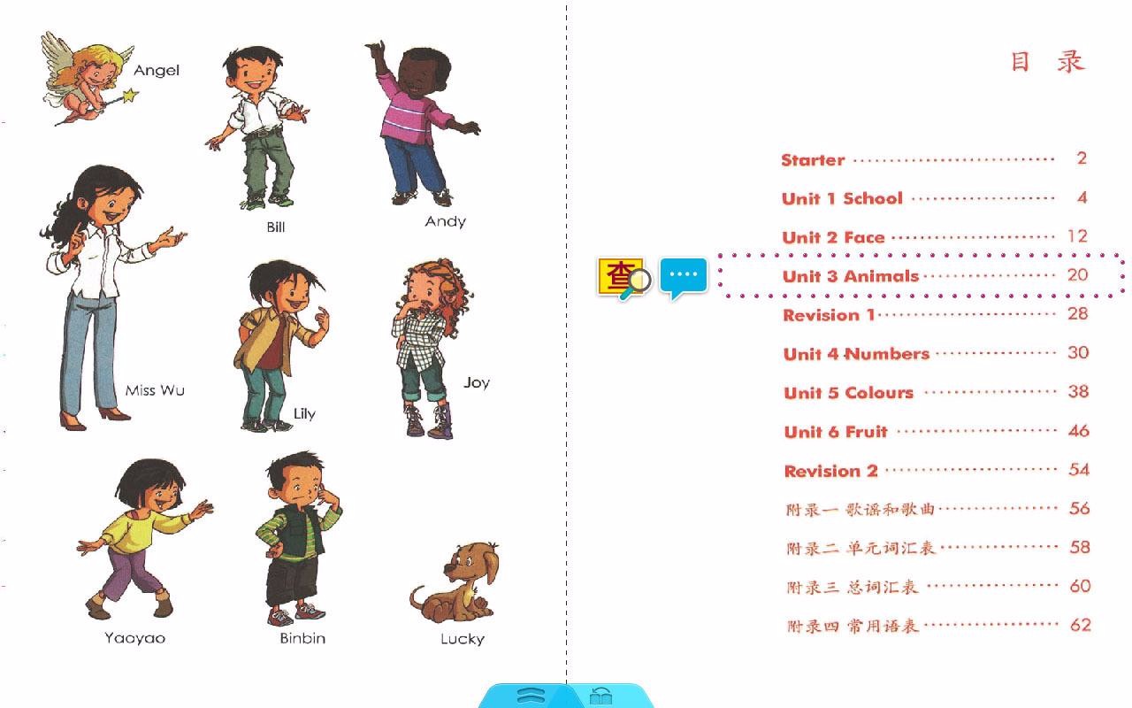 人教新起点英语一年级上册(4)