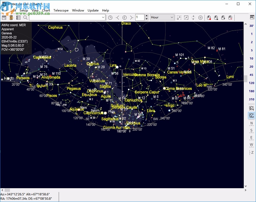 SkyChart(绘制天象图软件)