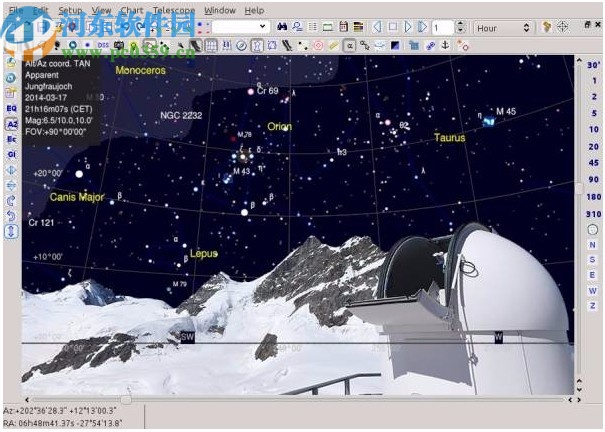 SkyChart(绘制天象图软件)