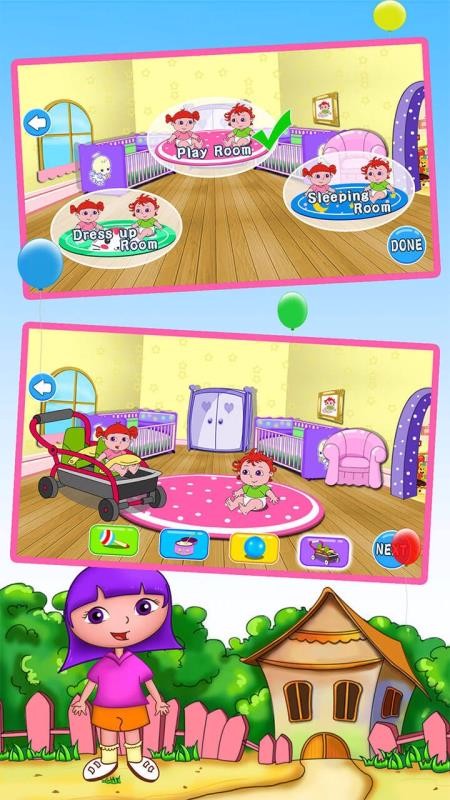 安娜照顾双生儿宝宝(3)